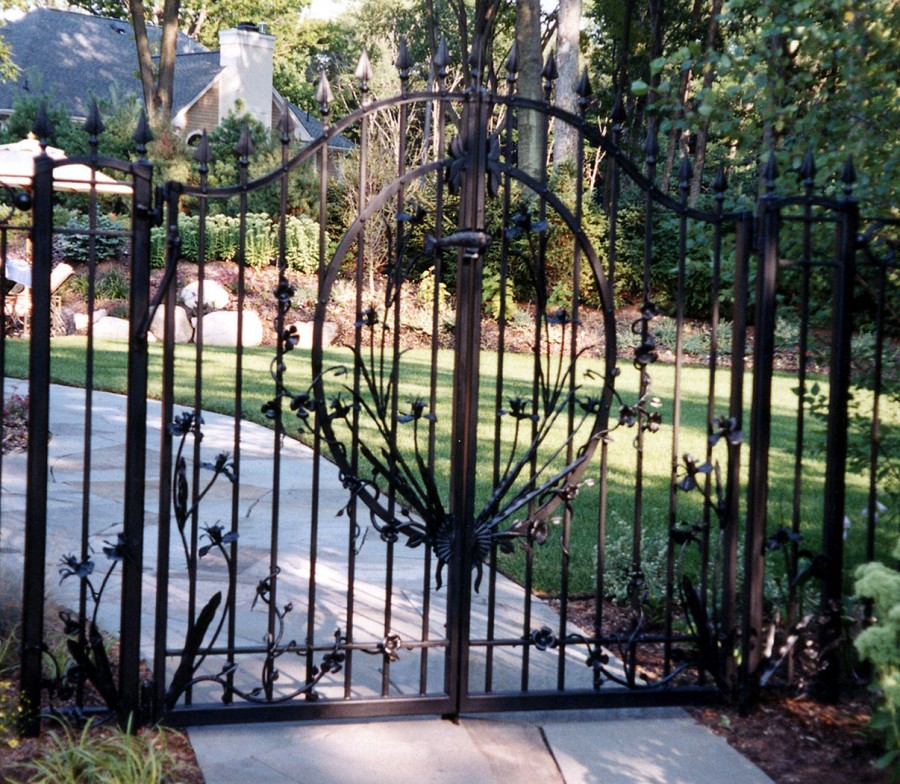 Iris and Sweet Pea Gate