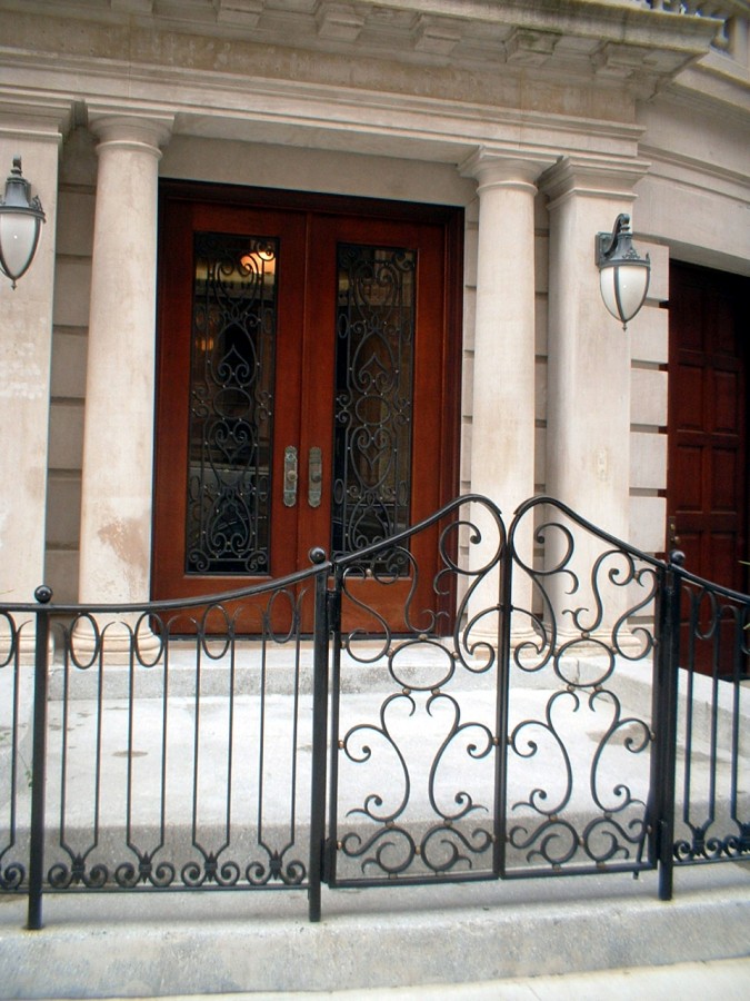 Ornamental Iron Entrance Gate